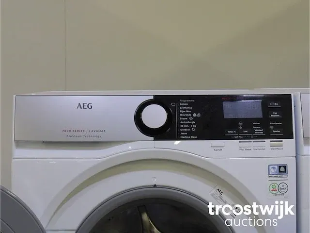 Aeg 7000 series | lavamat prostream technology wasmachine & aeg 8000 series | lavatherm absolutecare system droger - afbeelding 3 van  8