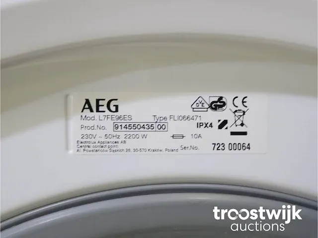 Aeg 7000 series | lavamat prostream technology wasmachine & aeg 8000 series | lavatherm absolutecare system droger - afbeelding 5 van  8