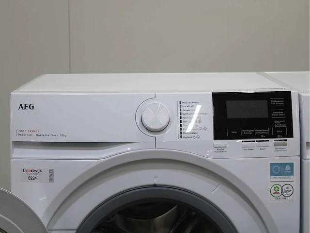 Aeg 7000 series prosteam . universaldose wasmachine & aeg 6000 series | lavatherm prosense technology wasdroger - afbeelding 3 van  8