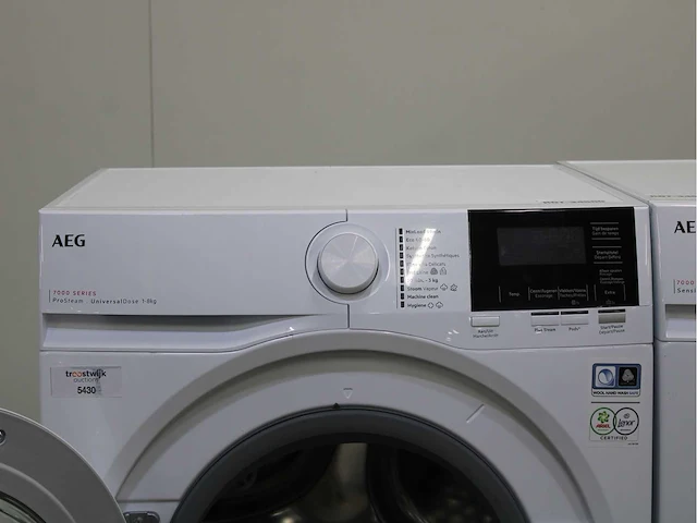 Aeg 7000 series | prosteam . universaldose wasmachine & aeg 7000 series | sensidry wasdroger - afbeelding 3 van  8