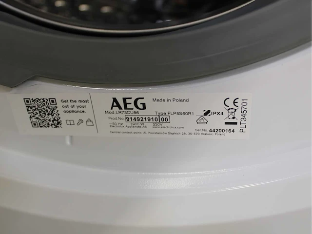 Aeg 7000 series | prosteam . universaldose wasmachine & aeg 7000 series | sensidry wasdroger - afbeelding 5 van  8