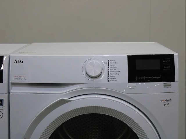 Aeg 7000 series | prosteam . universaldose wasmachine & aeg 7000 series | sensidry wasdroger - afbeelding 6 van  8