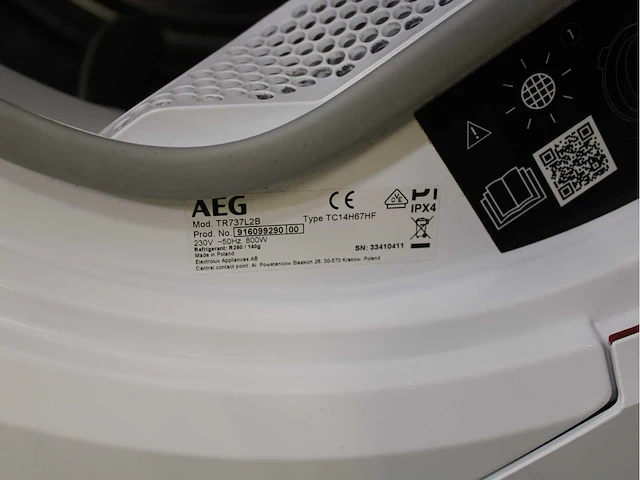 Aeg 7000 series | prosteam . universaldose wasmachine & aeg 7000 series | sensidry wasdroger - afbeelding 8 van  8