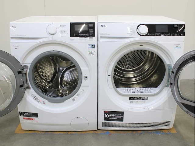 Aeg 7000 series prosteam . universaldose wasmachine & aeg 8000 series absolutecare wasdroger - afbeelding 1 van  8