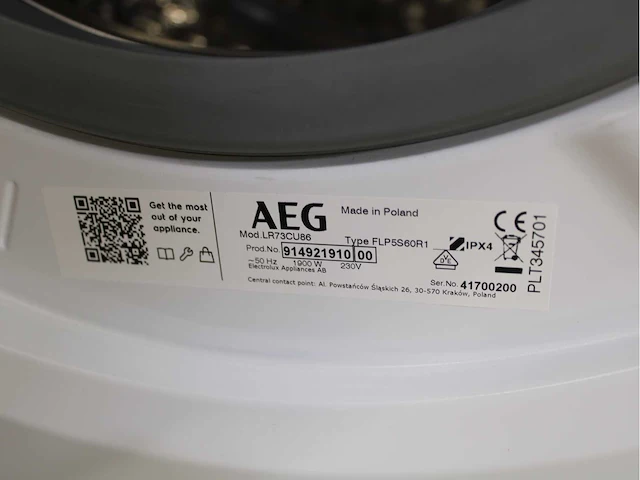 Aeg 7000 series prosteam . universaldose wasmachine & aeg 8000 series absolutecare wasdroger - afbeelding 5 van  8