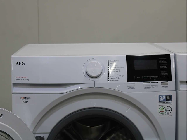 Aeg 7000 series prosteam wasmachine & aeg 6000 series | lavatherm prosense technology wasdroger - afbeelding 3 van  8