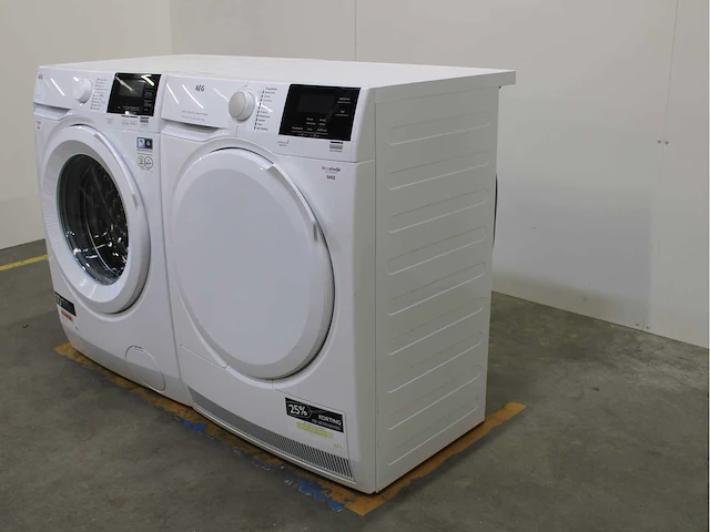 Aeg 7000 series prosteam wasmachine & aeg 6000 series | lavatherm prosense technology wasdroger - afbeelding 7 van  8