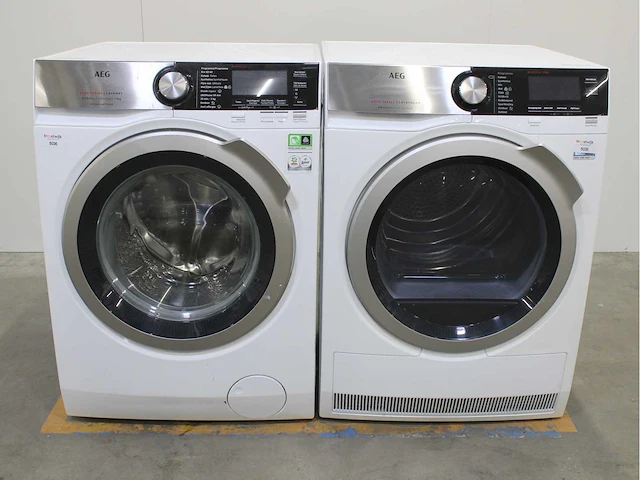 Aeg 8000 series | lavamat ã?komix technology universaldose wasmachine & aeg 8000 series | lavatherm absolutecare system wasdroger - afbeelding 1 van  8