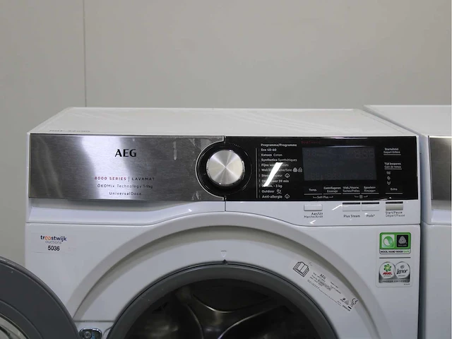 Aeg 8000 series | lavamat ã?komix technology universaldose wasmachine & aeg 8000 series | lavatherm absolutecare system wasdroger - afbeelding 3 van  8