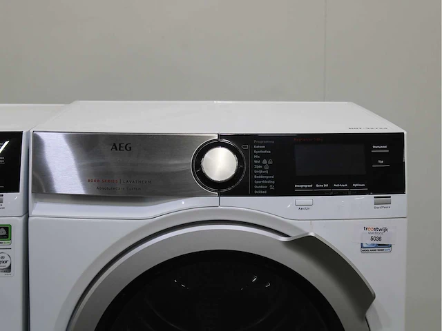 Aeg 8000 series | lavamat ã?komix technology universaldose wasmachine & aeg 8000 series | lavatherm absolutecare system wasdroger - afbeelding 6 van  8