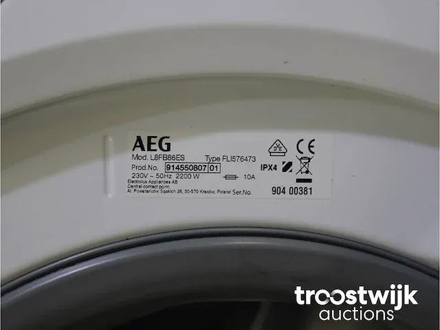 Aeg 8000 series | lavamat ã?komix technology wasmachine & aeg 6000 series | lavatherm prosense technology droger - afbeelding 5 van  7