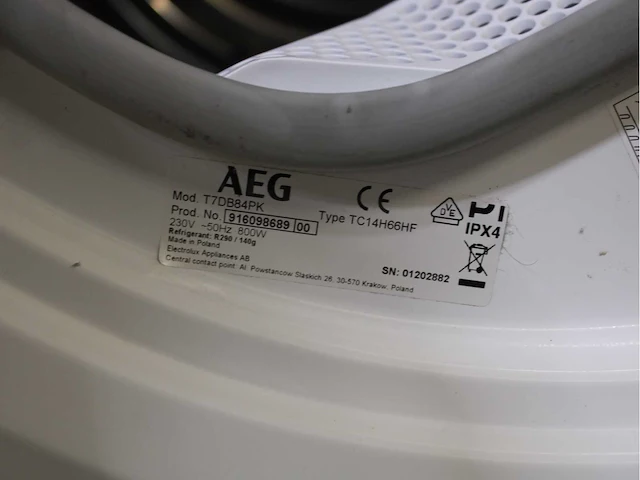 Aeg 8000 series | lavamat ã?komix technology wasmachine & aeg 7000 series | lavatherm sensidry technology wasdroger - afbeelding 8 van  8