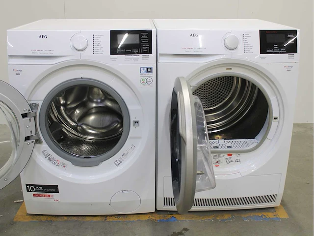 Aeg 8000 series | lavamat ã?komix technology wasmachine & aeg 7000 series | lavatherm sensidry technology wasdroger - afbeelding 2 van  8