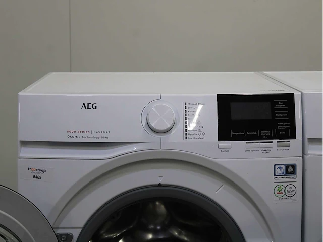 Aeg 8000 series | lavamat ã?komix technology wasmachine & aeg 7000 series | lavatherm sensidry technology wasdroger - afbeelding 3 van  8