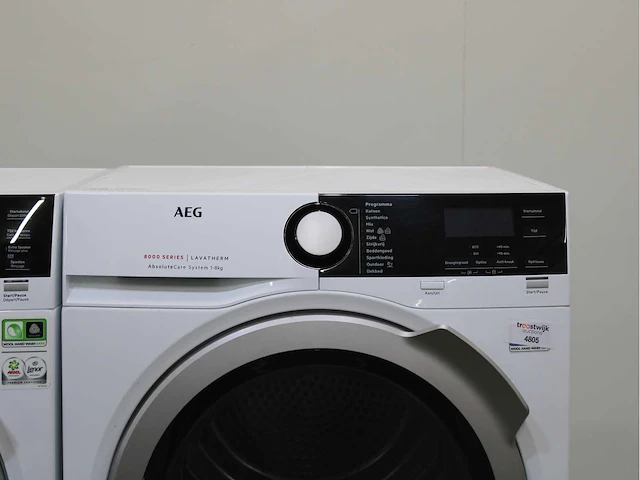 Aeg 8000 series | lavamat ã?komix technology wasmachine & aeg 8000 series | lavatherm absolutecare system wasdroger - afbeelding 6 van  8