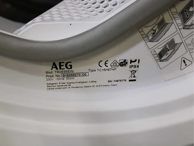 Aeg 8000 series | lavamat ã?komix technology wasmachine & aeg 8000 series | lavatherm absolutecare system wasdroger - afbeelding 8 van  8