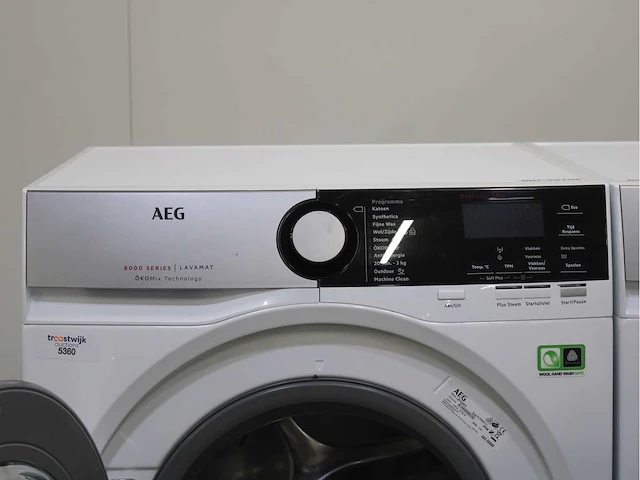 Aeg 8000 series | lavamat ã?komix technology wasmachine & aeg 8000 series | lavatherm absolutecare system wasdroger - afbeelding 3 van  8