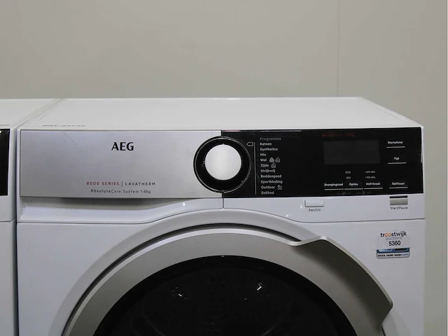 Aeg 8000 series | lavamat ã?komix technology wasmachine & aeg 8000 series | lavatherm absolutecare system wasdroger - afbeelding 6 van  8