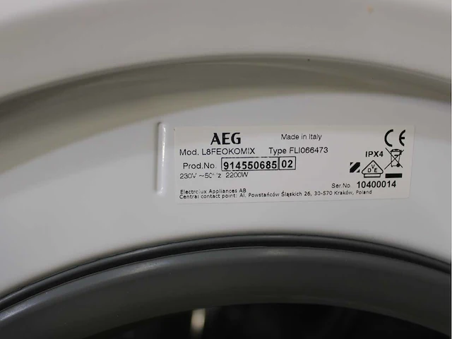Aeg 8000 series | lavamat ã?komix technology wasmachine & aeg 8000 series | lavatherm absolutecare system wasdroger - afbeelding 5 van  8