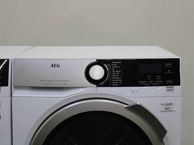 Aeg 8000 series | lavamat ã?komix technology wasmachine & aeg 8000 series | lavatherm absolutecare system wasdroger - afbeelding 6 van  8