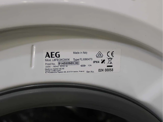 Aeg 8000 series | lavamat ã?komix technology wasmachine & aeg 8000 series | lavatherm absolutecare system wasdroger - afbeelding 5 van  8