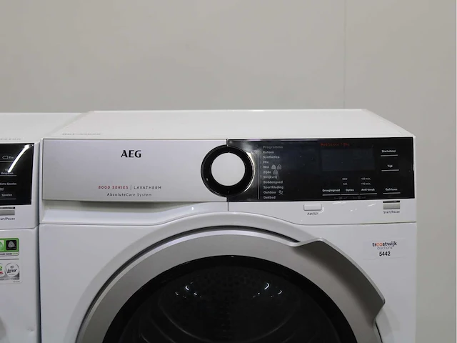 Aeg 8000 series | lavamat ã?komix technology wasmachine & aeg 8000 series | lavatherm absolutecare system wasdroger - afbeelding 6 van  8