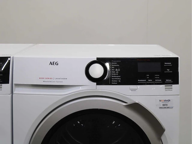 Aeg 8000 series | lavamat ã?komix technology wasmachine & aeg 8000 series | lavatherm absolutecare system wasdroger - afbeelding 6 van  8
