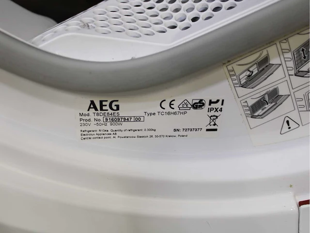 Aeg 8000 series | lavamat ã?komix technology wasmachine & aeg 8000 series | lavatherm absolutecare system wasdroger - afbeelding 8 van  8
