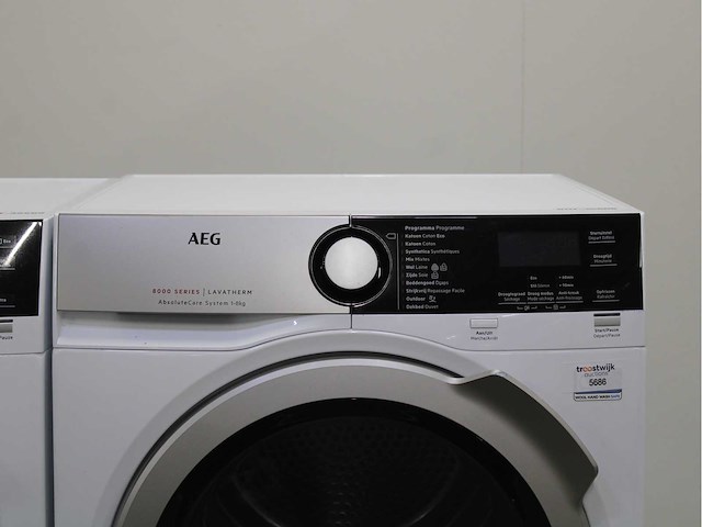 Aeg 8000 series | lavamat ã?komix technology wasmachine & aeg 8000 series | lavatherm absolutecare system wasdroger - afbeelding 6 van  8