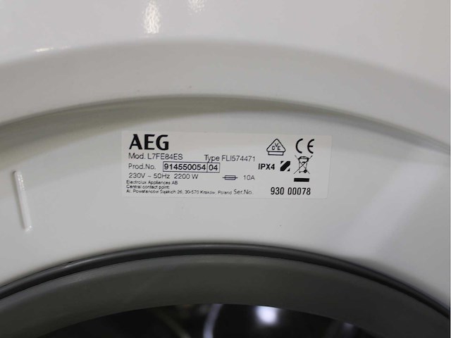 Aeg 8000 series | lavamat ã?komix technology wasmachine & aeg 8000 series | lavatherm absolutecare system wasdroger - afbeelding 5 van  8