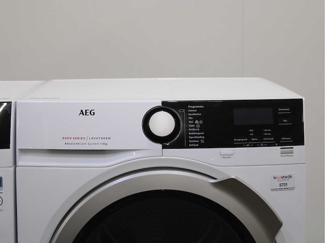 Aeg 8000 series | lavamat ã?komix technology wasmachine & aeg 8000 series | lavatherm absolutecare system wasdroger - afbeelding 6 van  8