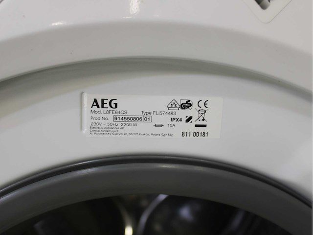 Aeg 8000 series | lavamat ã?komix technology wasmachine & aeg 8000 series | lavatherm absolutecare system wasdroger - afbeelding 5 van  8