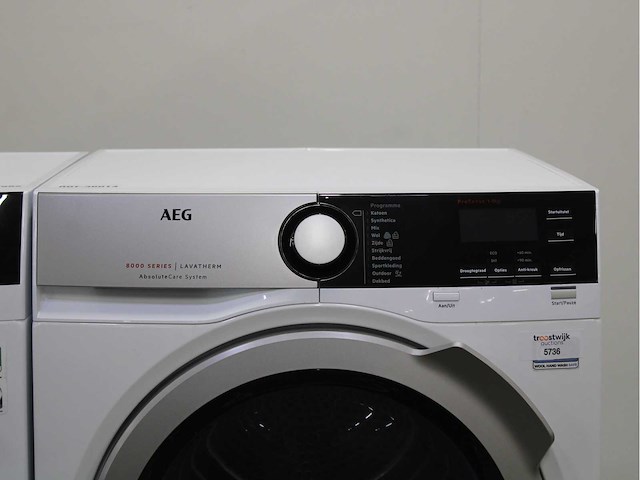 Aeg 8000 series | lavamat ã?komix technology wasmachine & aeg 8000 series | lavatherm absolutecare system wasdroger - afbeelding 6 van  8