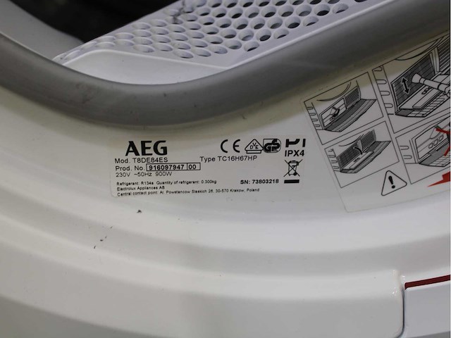 Aeg 8000 series | lavamat ã?komix technology wasmachine & aeg 8000 series | lavatherm absolutecare system wasdroger - afbeelding 8 van  8