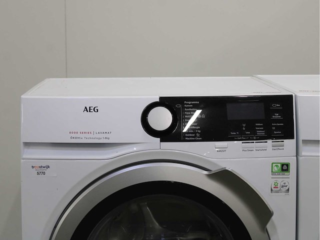 Aeg 8000 series | lavamat ã?komix technology wasmachine & aeg 8000 series | lavatherm absolutecare system wasdroger - afbeelding 2 van  8