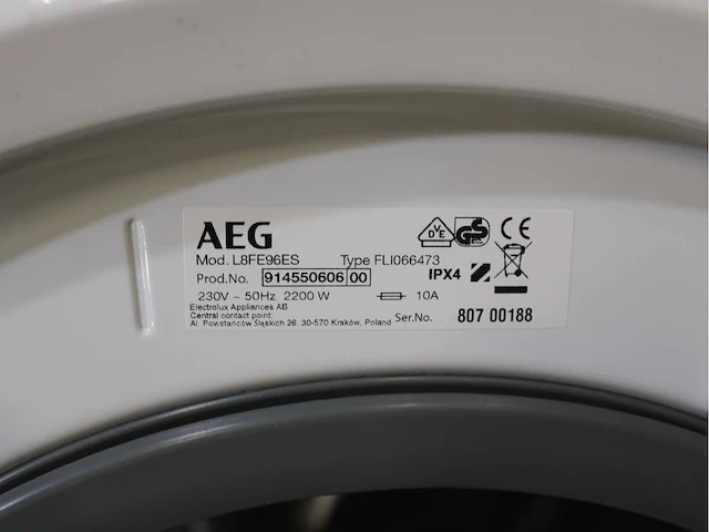 Aeg 8000 series | lavamat ã?komix technology wasmachine & aeg 9000 series | lavatherm fiberpro system 3dscan technology wasdroger - afbeelding 5 van  8