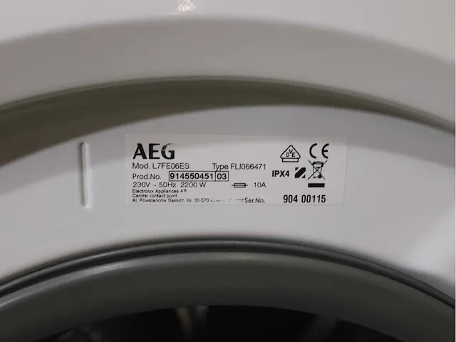 Aeg 8000 series | lavamat ã?komix technology wasmachine & aeg 9000 series | lavatherm fiberpro system droger - afbeelding 5 van  8