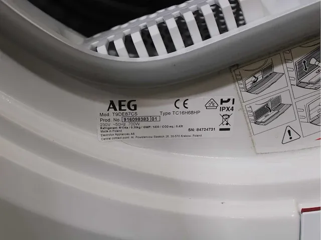 Aeg 8000 series | lavamat ã?komix technology wasmachine & aeg 9000 series | lavatherm fiberpro system droger - afbeelding 8 van  8