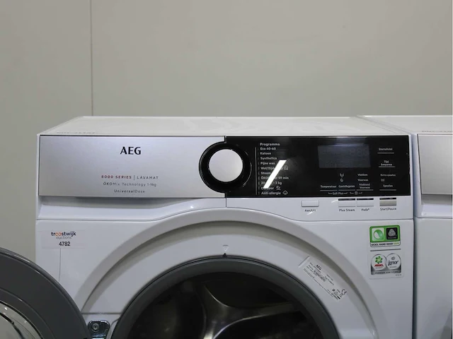 Aeg 8000 series | lavamat ökomix technology universaldose wasmachine & aeg 8000 series | lavatherm absolutecare system wasdroger - afbeelding 3 van  8