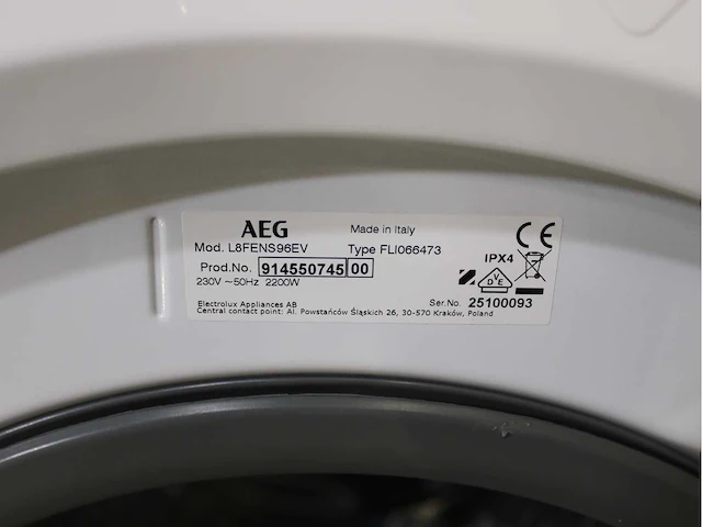 Aeg 8000 series | lavamat ökomix technology universaldose wasmachine & aeg 8000 series | lavatherm absolutecare system wasdroger - afbeelding 5 van  8