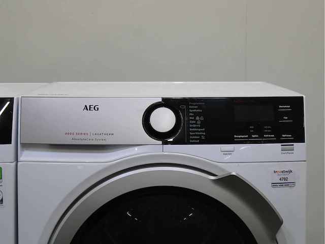 Aeg 8000 series | lavamat ökomix technology universaldose wasmachine & aeg 8000 series | lavatherm absolutecare system wasdroger - afbeelding 6 van  8