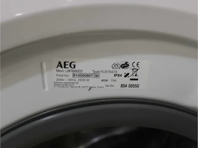 Aeg 8000 series | lavamat okomix technology wasmachine & aeg 6000 series | lavatherm prosense technology droger - afbeelding 5 van  8