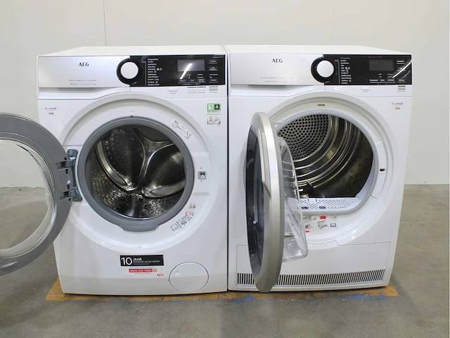 Aeg 8000 series | lavamat ökomix technology wasmachine & aeg 8000 series | lavatherm absolutecare system wasdroger - afbeelding 2 van  8