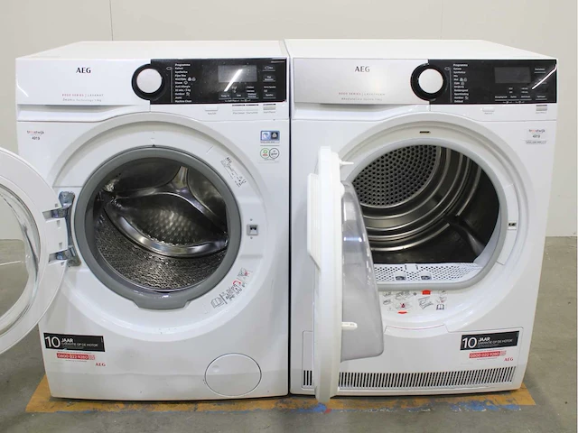 Aeg 8000 series | lavamat ökomix technology wasmachine & aeg 8000 series | lavatherm absolutecare system wasdroger - afbeelding 1 van  8