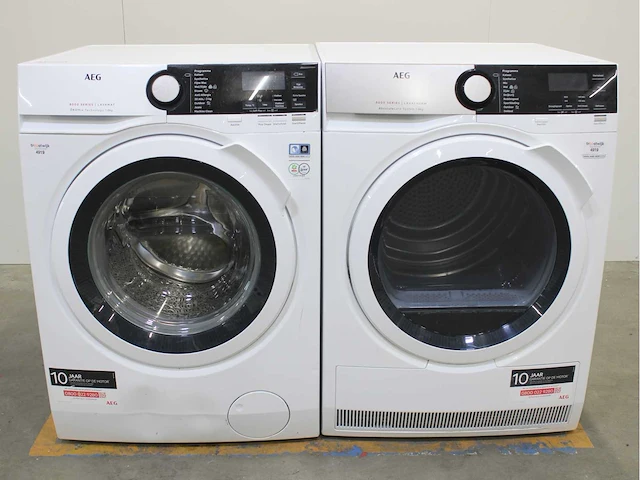 Aeg 8000 series | lavamat ökomix technology wasmachine & aeg 8000 series | lavatherm absolutecare system wasdroger - afbeelding 2 van  8