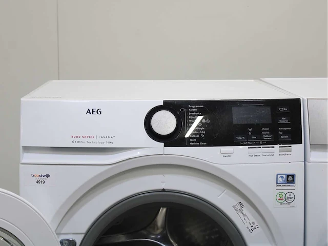 Aeg 8000 series | lavamat ökomix technology wasmachine & aeg 8000 series | lavatherm absolutecare system wasdroger - afbeelding 3 van  8