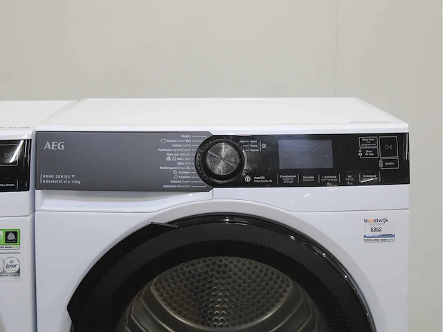 Aeg 8000 series | powercare wasmachine & aeg 8000 series | absolutecare wasdroger - afbeelding 6 van  8