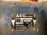 Aeg 87 dubbelsteens slijpmachine - afbeelding 9 van  9