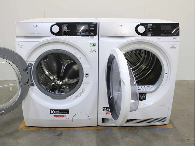 Aeg 9000 series | lavamat softwater technology wasmachine & aeg 8000 series | lavatherm absolutecare system wasdroger - afbeelding 2 van  8