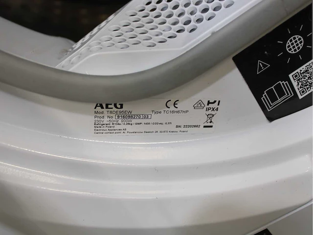 Aeg 9000 series | lavamat softwater technology wasmachine & aeg 8000 series | lavatherm absolutecare system wasdroger - afbeelding 8 van  8